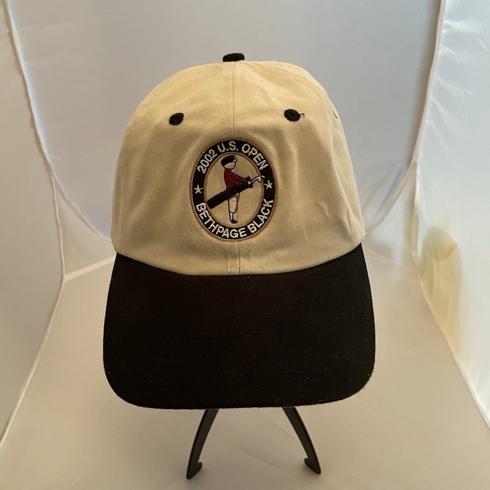VTG. U.S. Open 2002 Bethpage Black USGA Member Golf Hat Made In USA, Adjustable